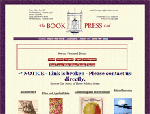 Tablet Screenshot of bookpress.com